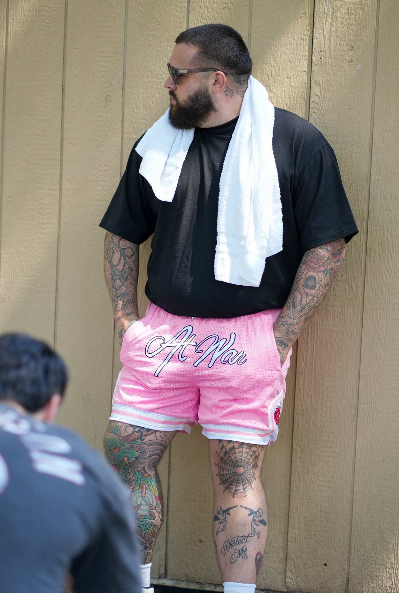 Script Basketball Short (BABY PINK)