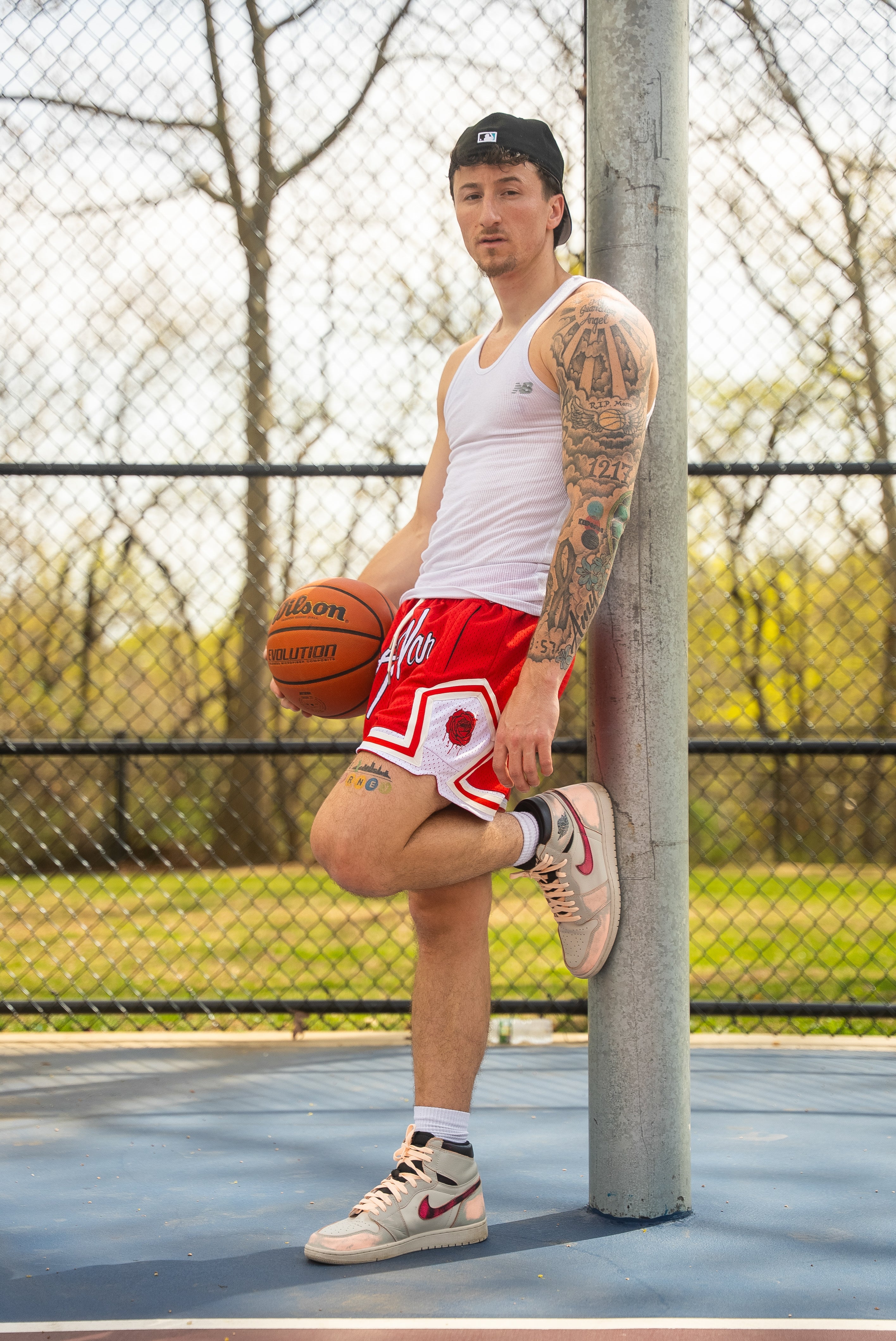 Script Basketball Short (RED)