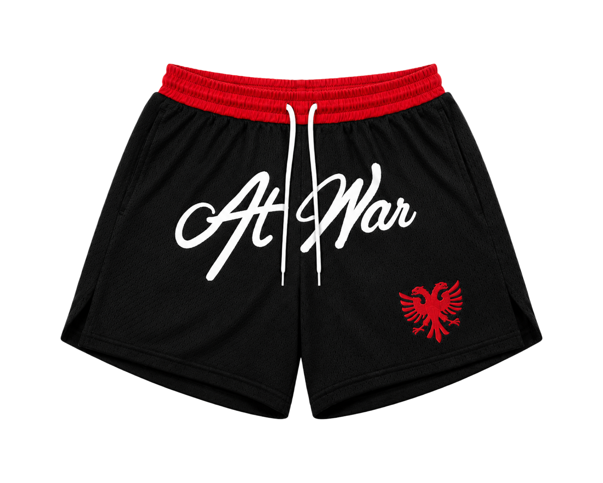Albanian Eagle Mesh Shorts (BLACK)