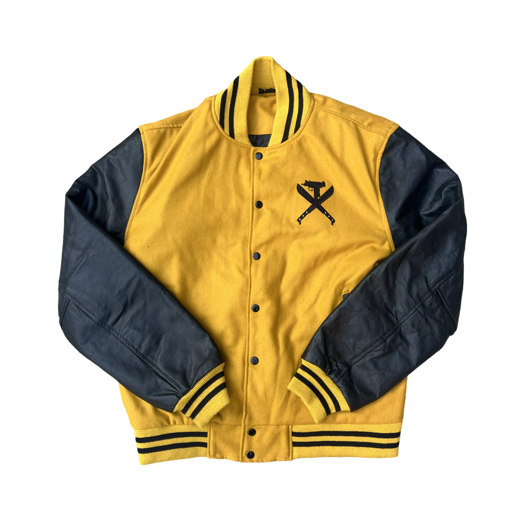 Uzi Varsity Jacket (Mustard) ((1 of 1))