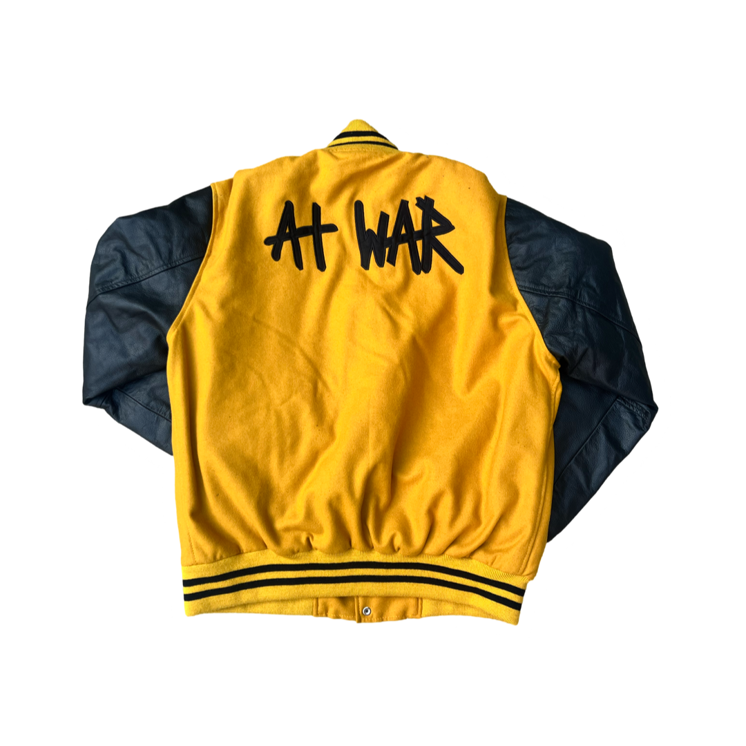 Uzi Varsity Jacket (Mustard) ((1 of 1))