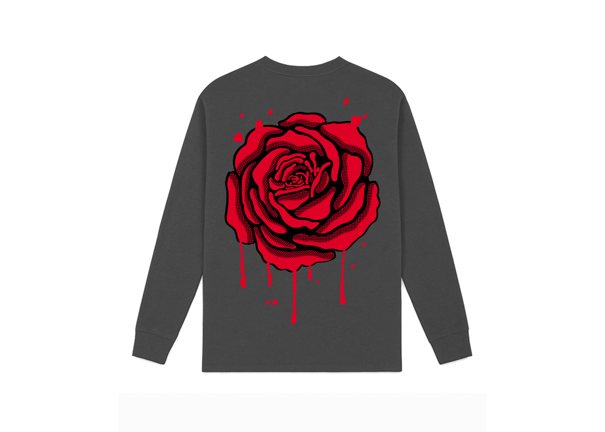 The Rose T-Shirt L/S (SMOKE)
