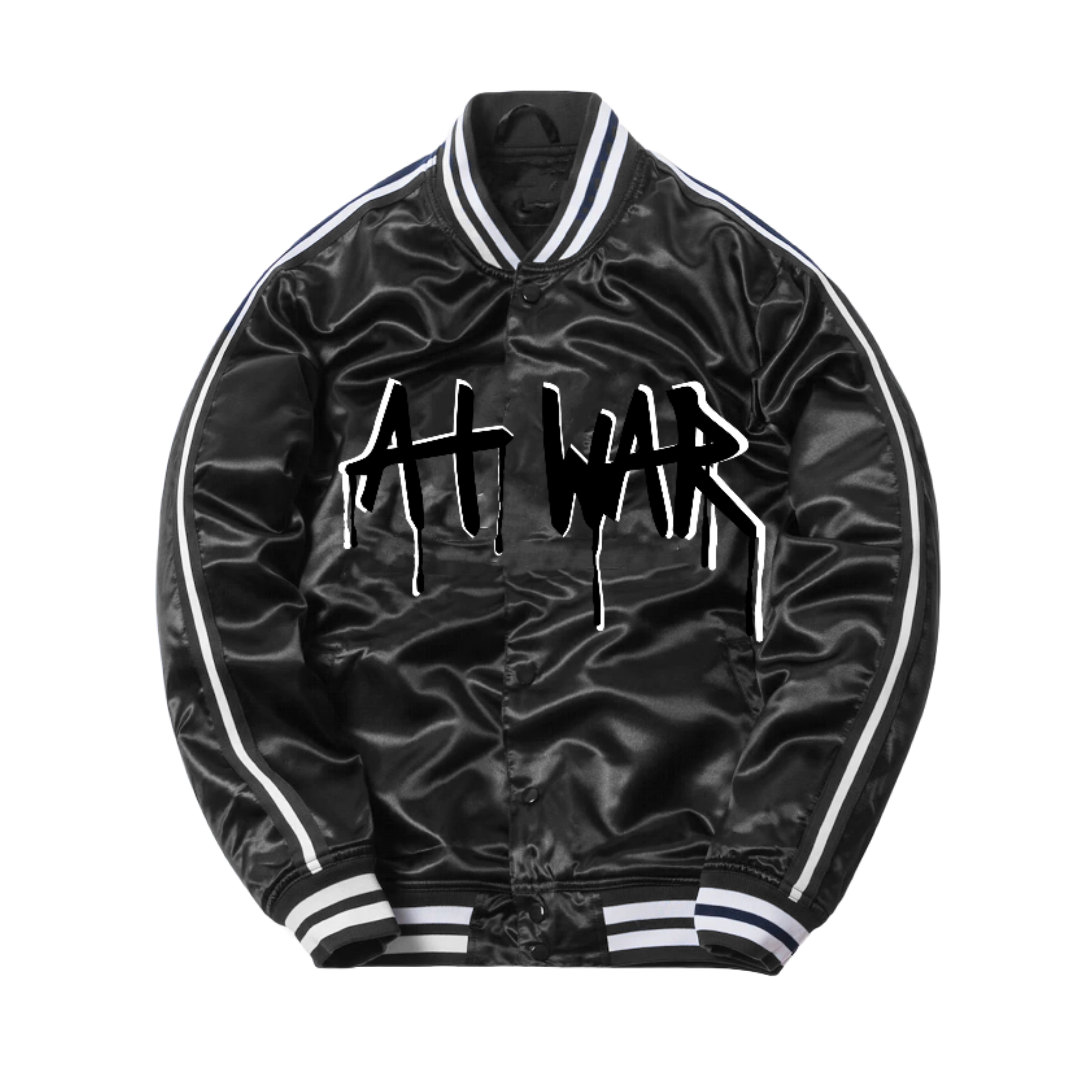 Broken Dreams Satin Jacket (BLACK)