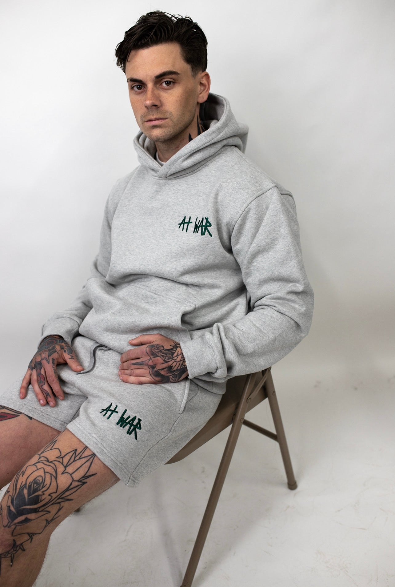 Essential Sweat Shorts ( ASH GREY )