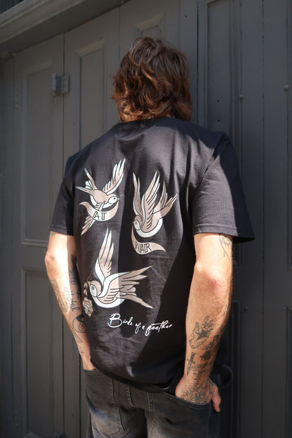 Birds of a Feather T-Shirt (BLACK)