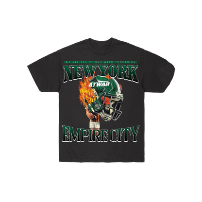 NYJ At War Helmet T-Shirt (BLACK)