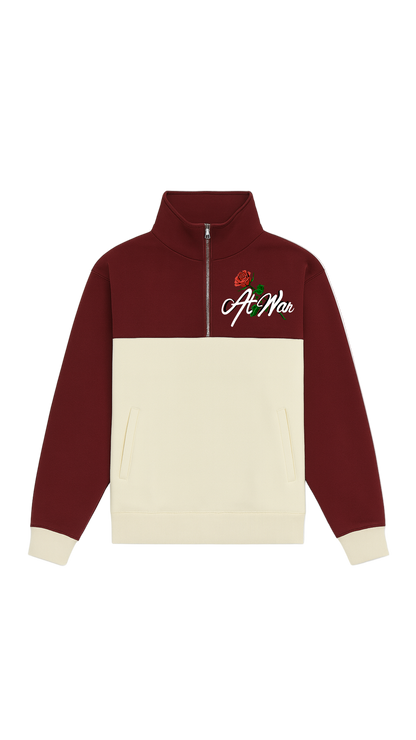 Weekender Quarter Zip Sweatshirt (MAROON)
