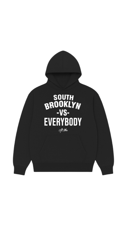 The South Brooklyn vs Everybody Hoodie (BLACK)