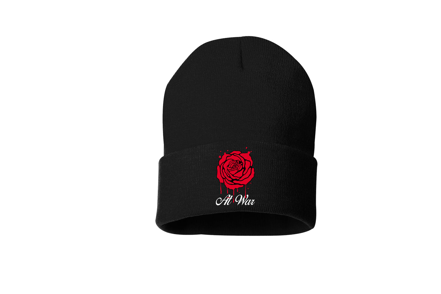 The Rose Beanie (BLACK)