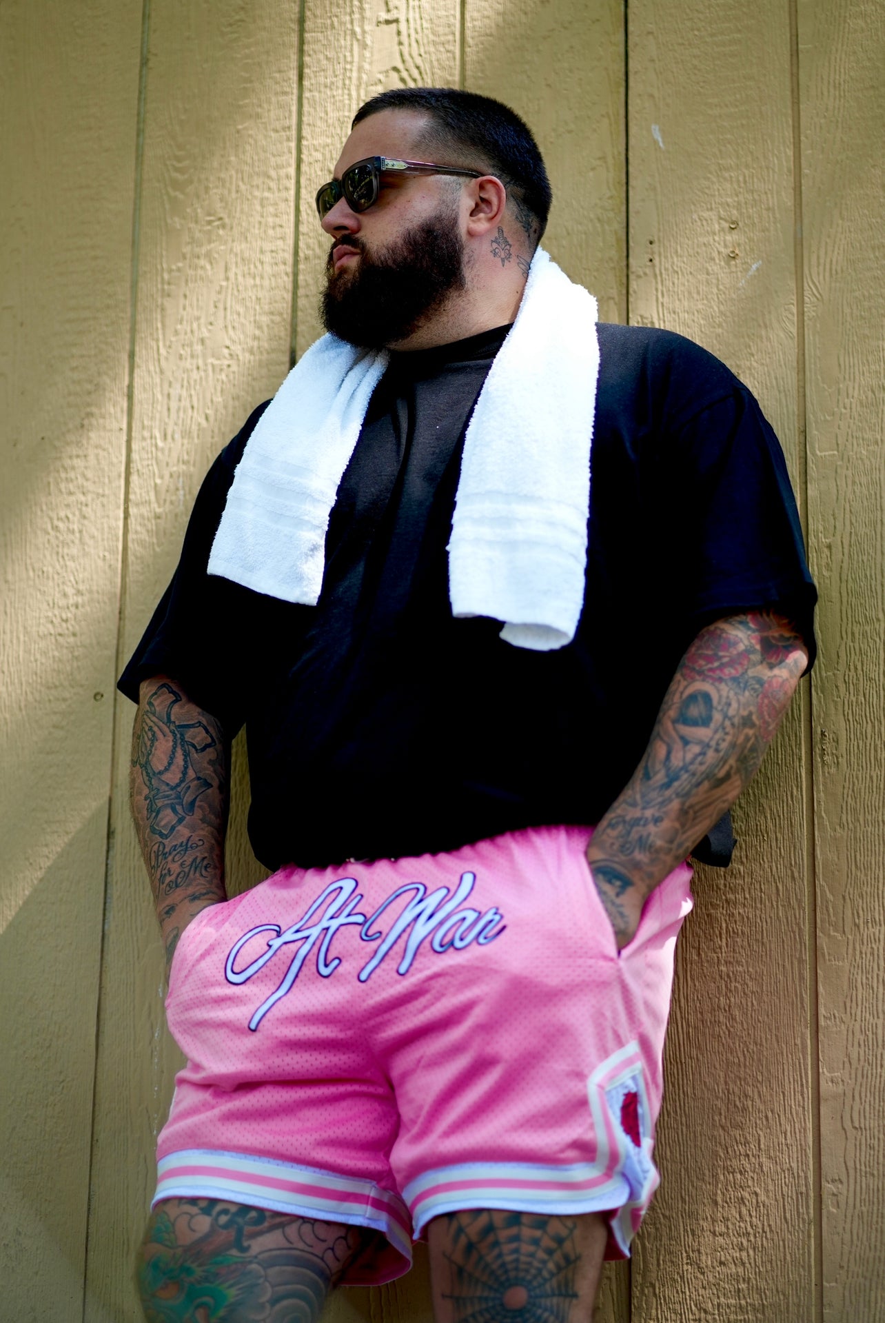 Script Basketball Short (BABY PINK)