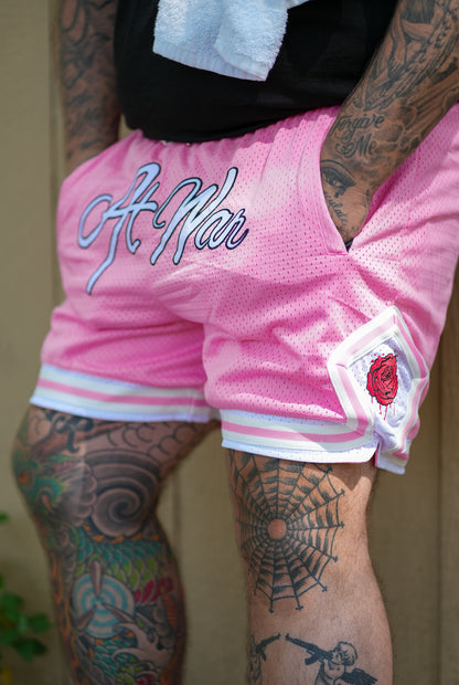 Script Basketball Short (BABY PINK)