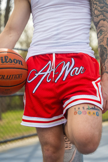 Script Basketball Short (RED)