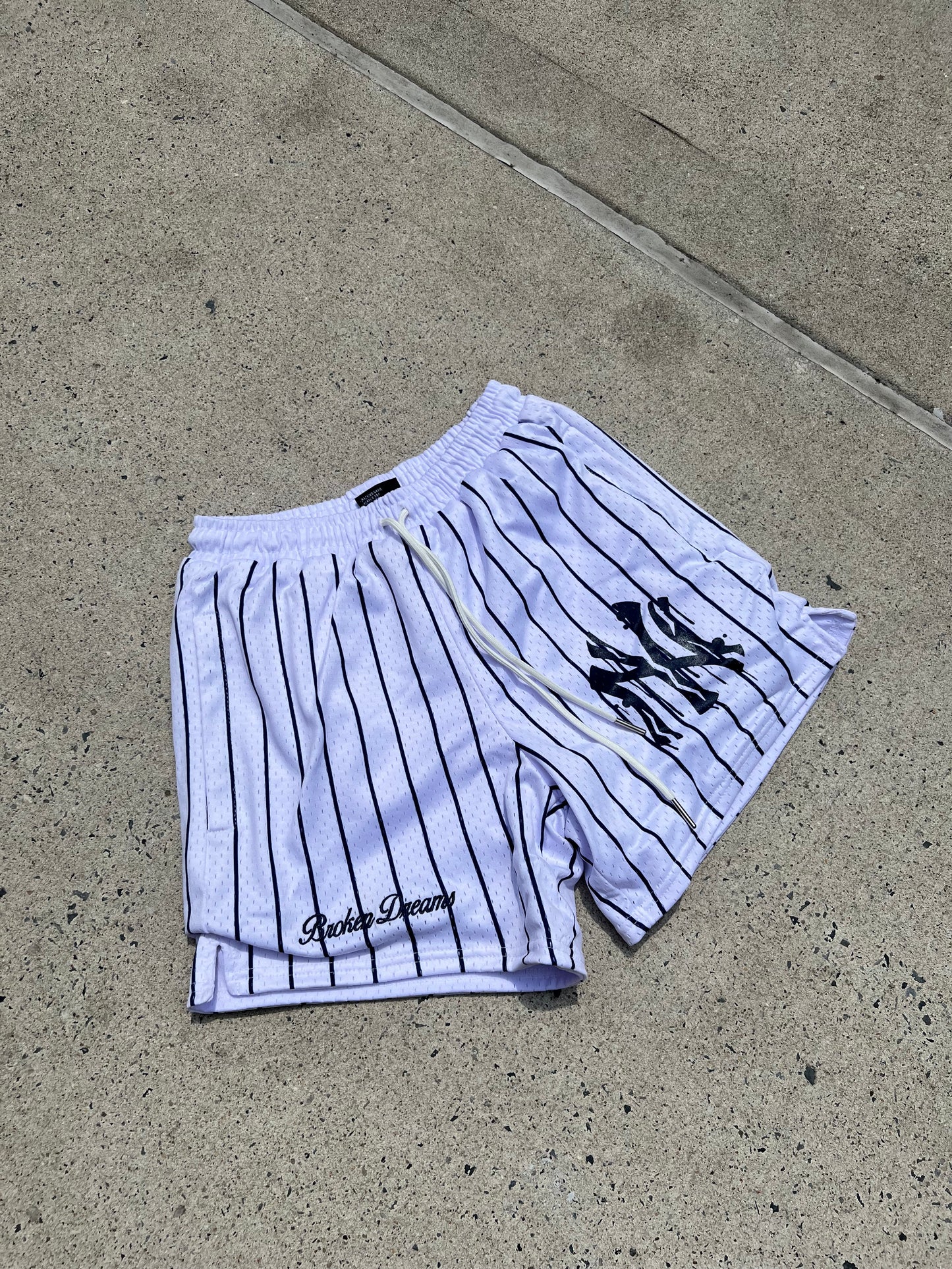 Broken Dreams Shorts (PINSTRIPES)