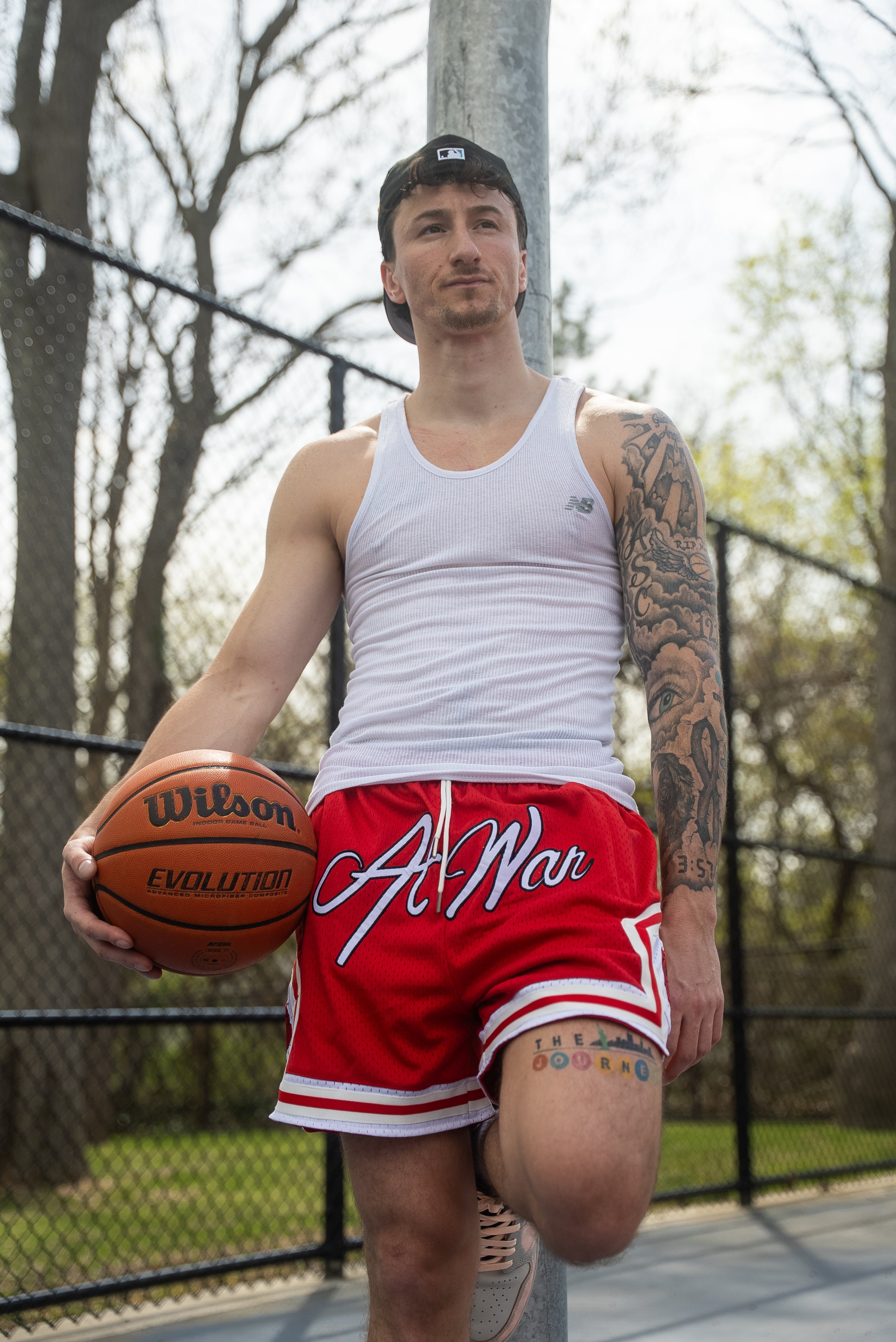 Script Basketball Short (RED)