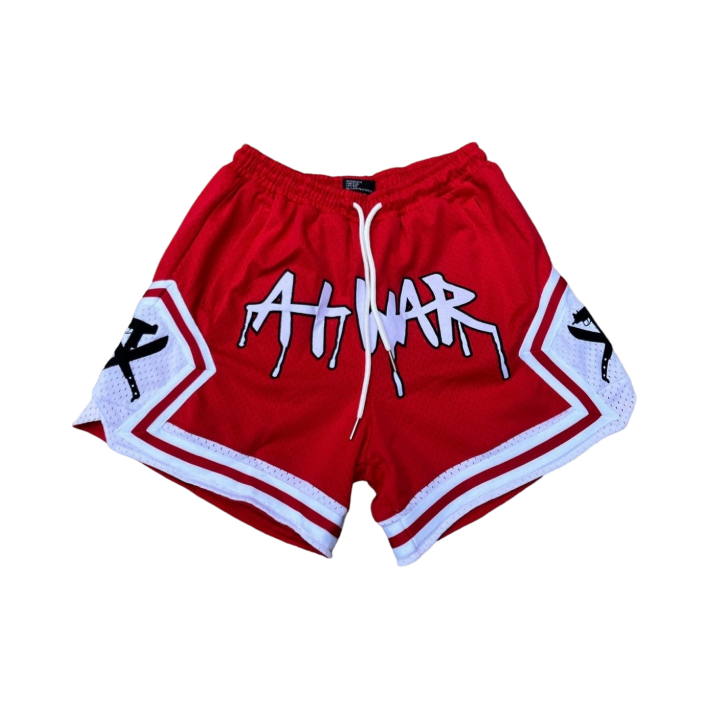 Mesh Basketball Shorts (CHERRY RED)