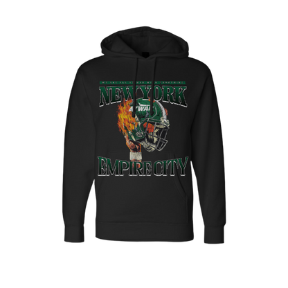 NYJ At War Helmet Hoodie (BLACK)