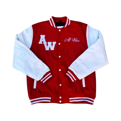 Rebels Letterman Jacket ( CHERRY RED )