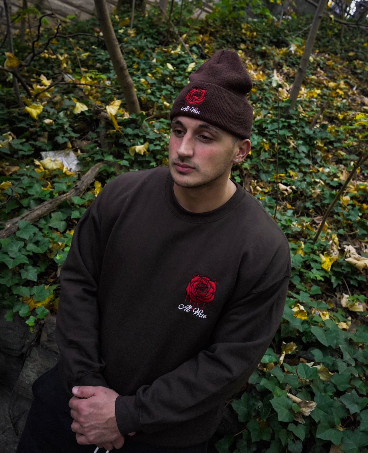 The Rose Crewneck (MOCHA)