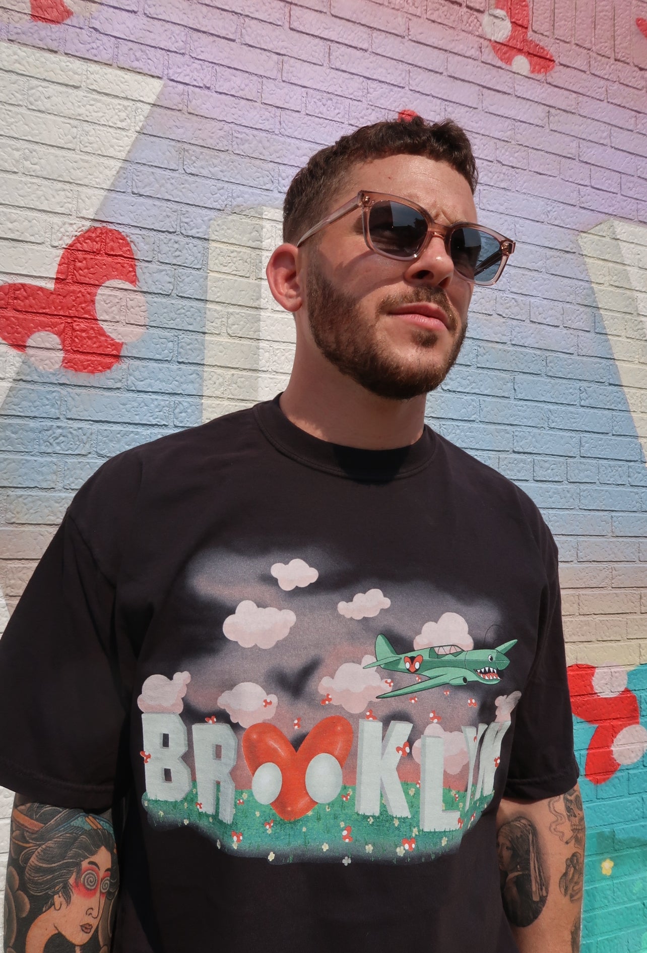 Brooklyn Mural T-Shirt (BLACK)