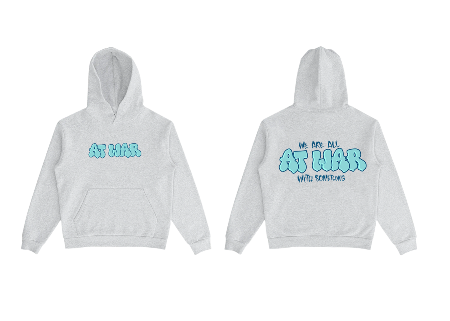 Graffiti Hoodie (HEATHER GREY)