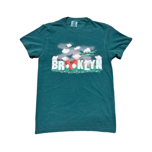 Brooklyn Mural T-Shirt (BLUE SPRUCE)