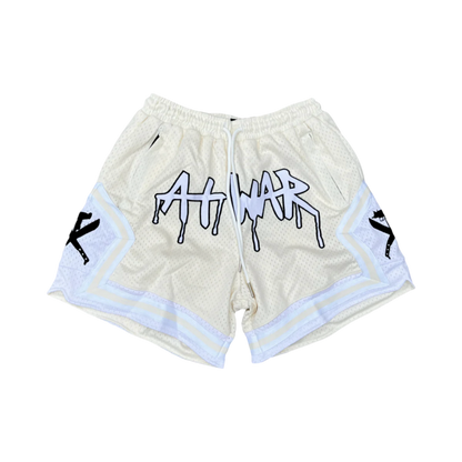 Mesh Basketball Shorts (CANNOLI CREAM)