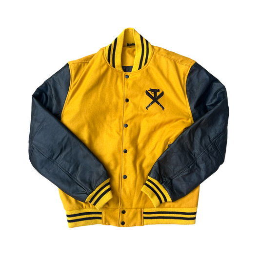 Uzi Varsity Jacket (Mustard) ((1 of 1))