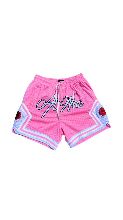 Script Basketball Short (BABY PINK)