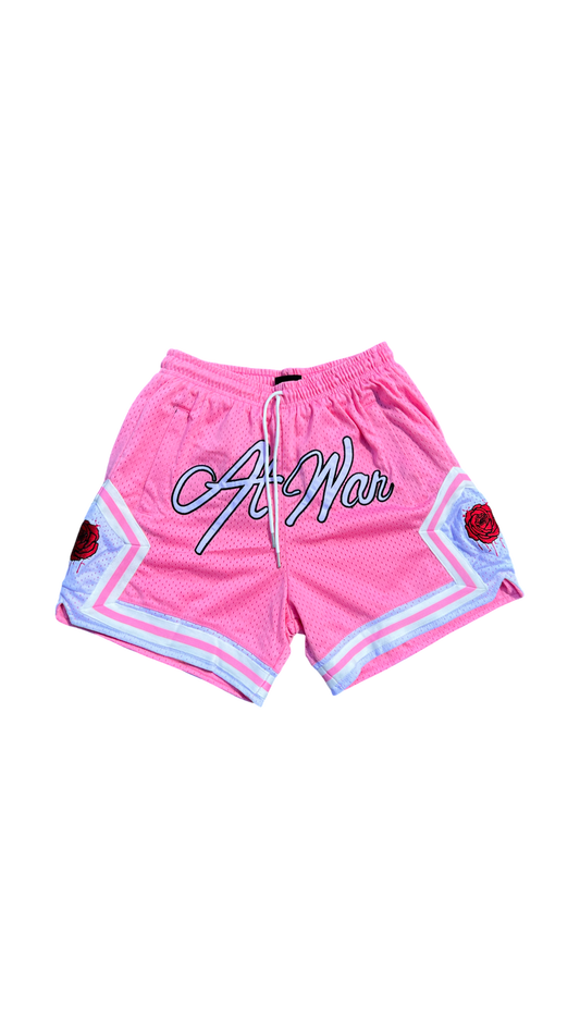 Script Basketball Short (BABY PINK)