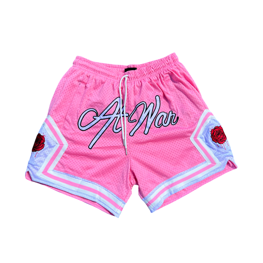 Script Basketball Short (BABY PINK)