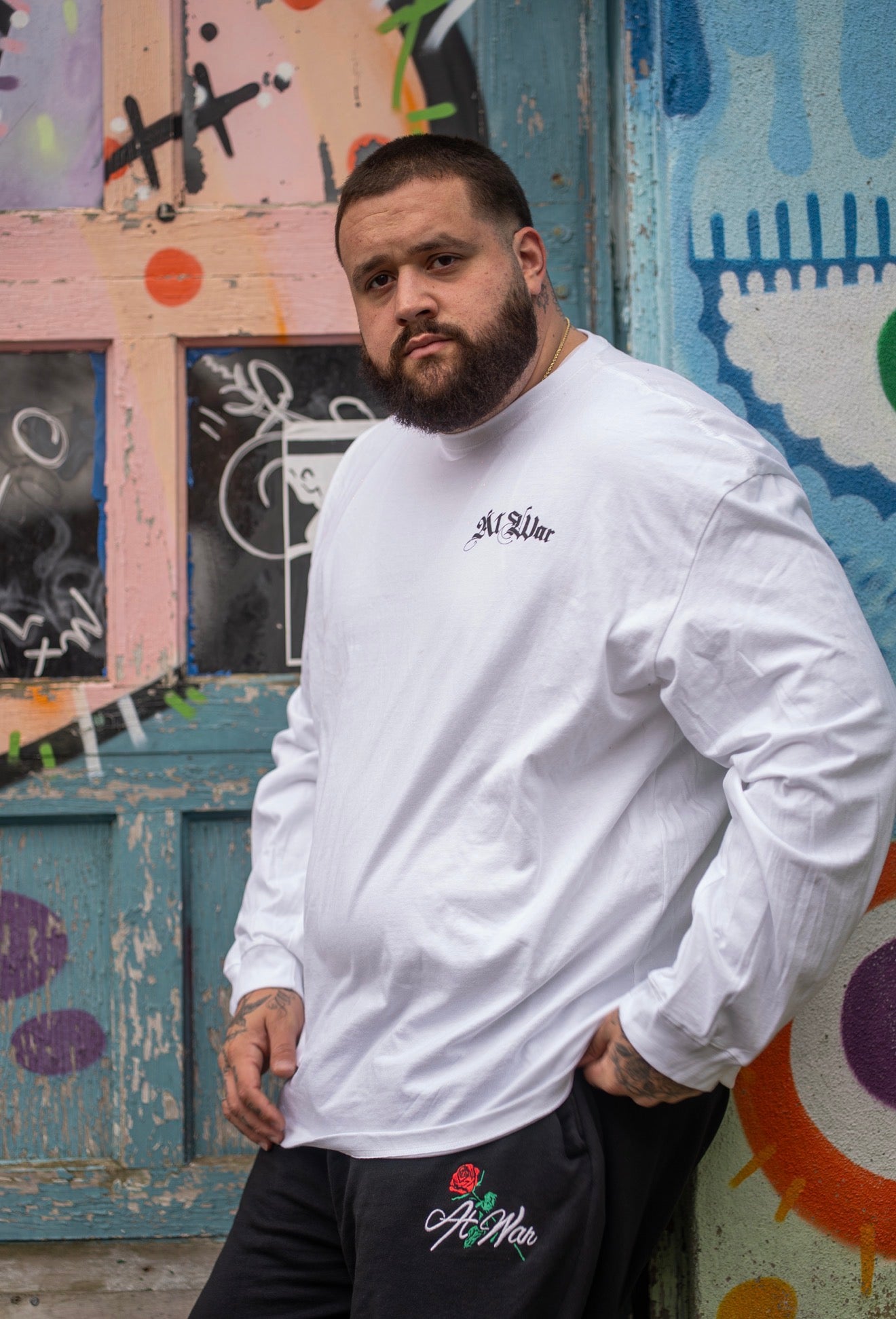 The St Michael T-Shirt L/S (WHITE)