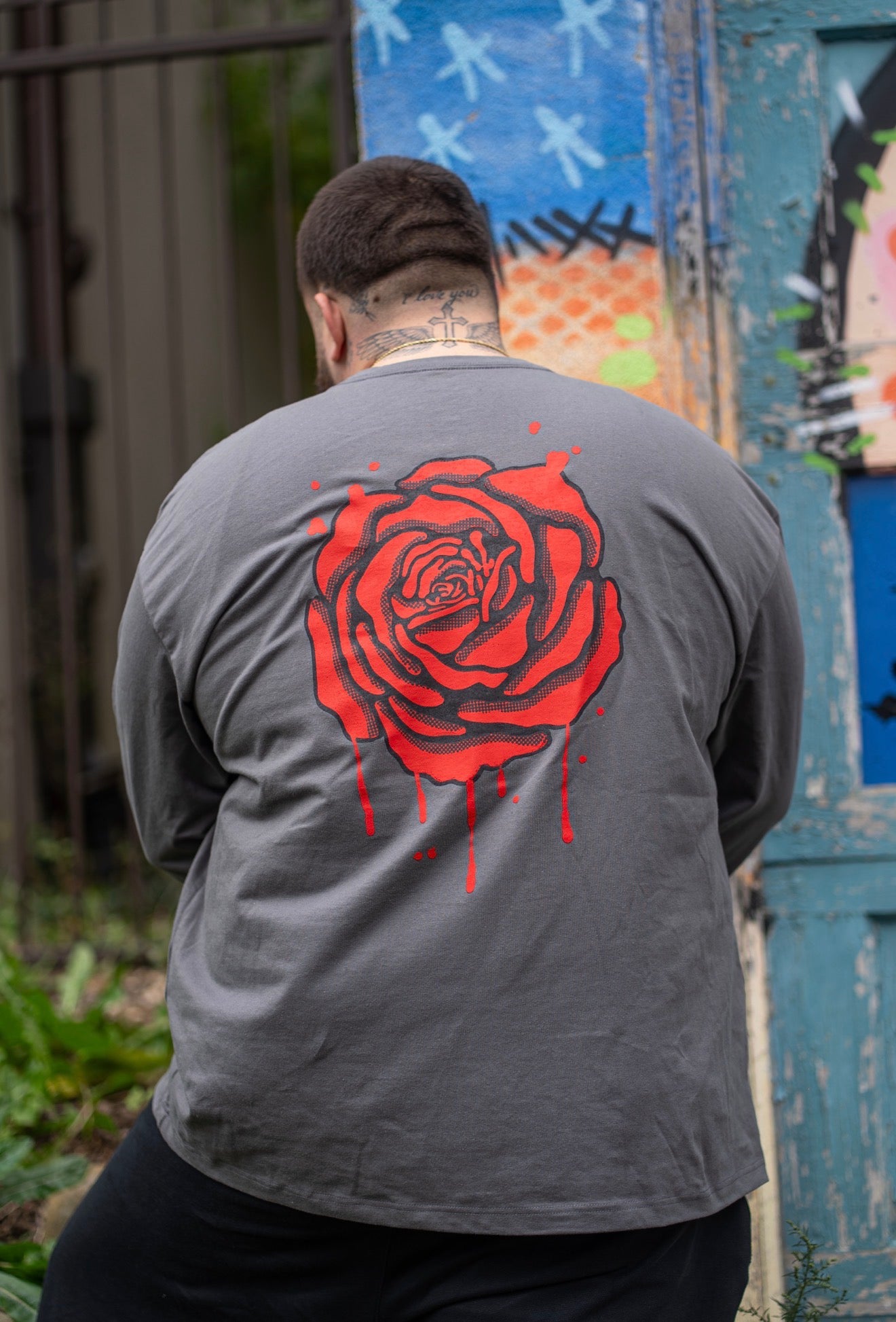 The Rose T-Shirt L/S (SMOKE)