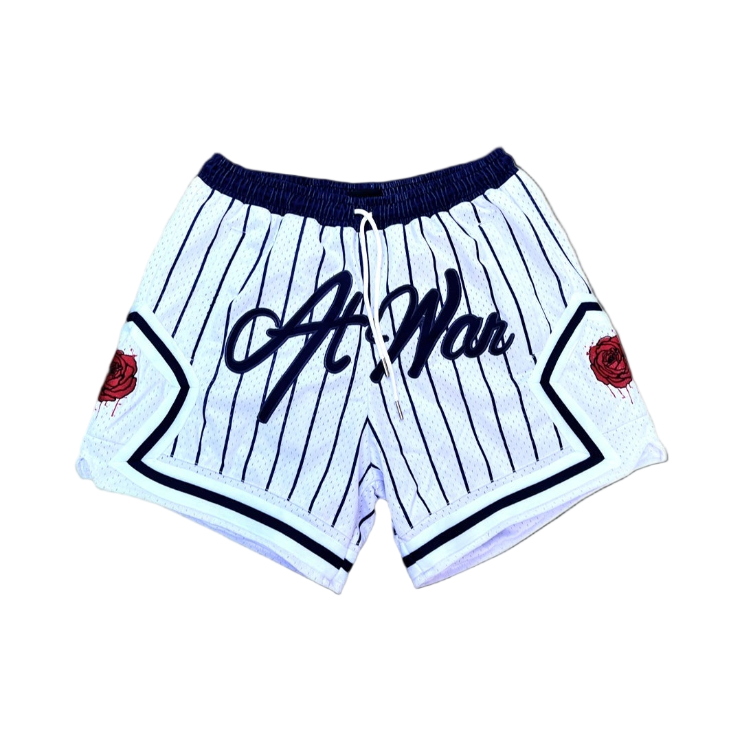 Script Basketball Short (PINSTRIPE)