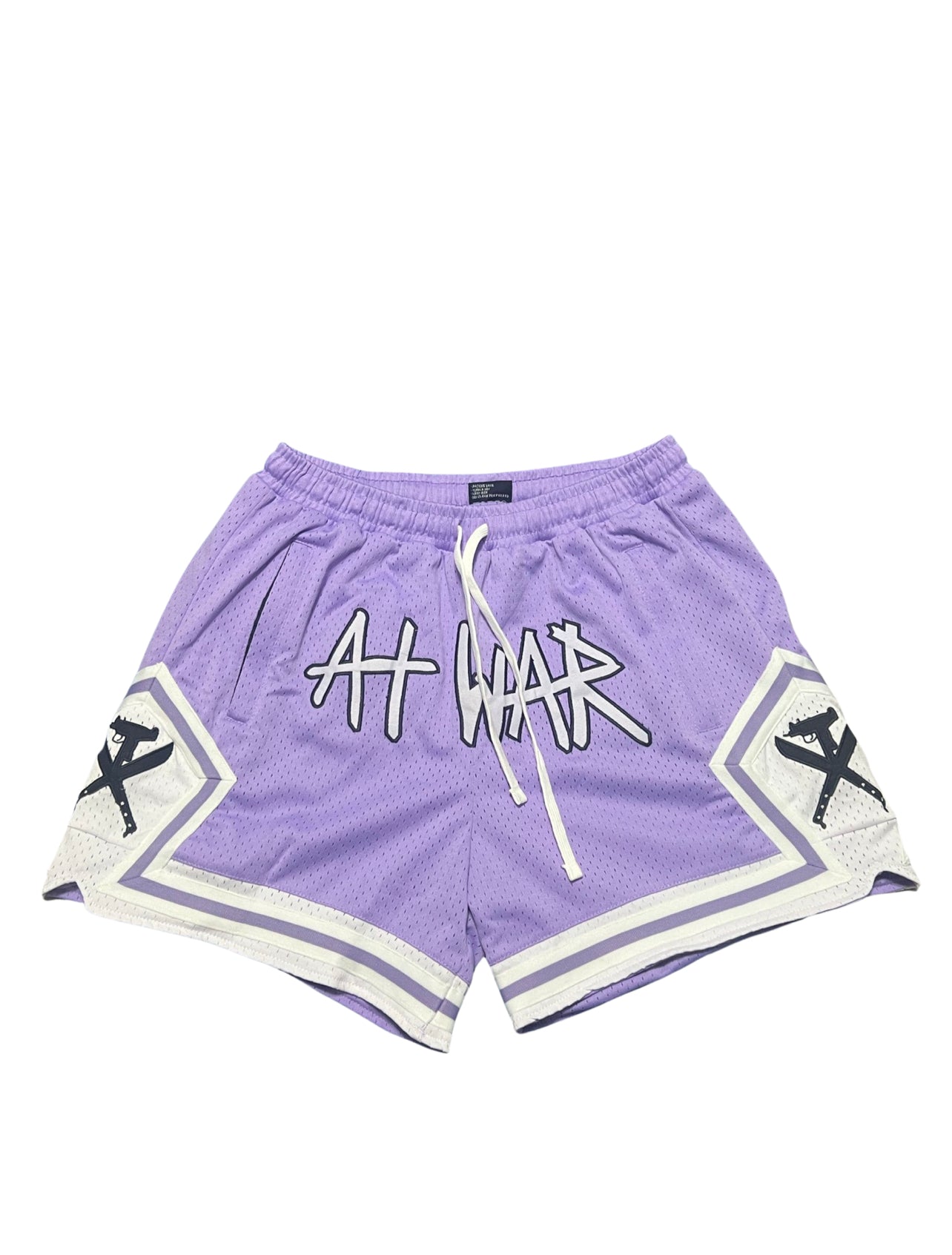 Mesh Basketball Shorts (LAVENDER) – atwarworldwide