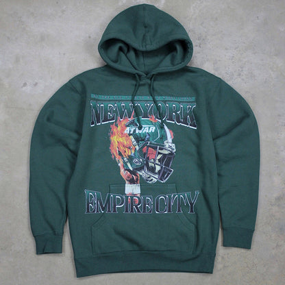 NYJ At War Helmet Hoodie (ALPINE GREEN)