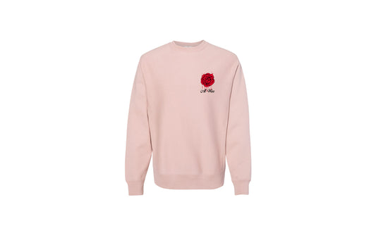 Rose Crewneck (DUSTY PINK)