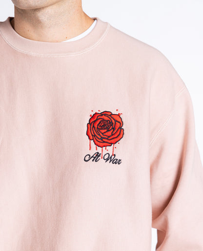 Rose Crewneck (DUSTY PINK)