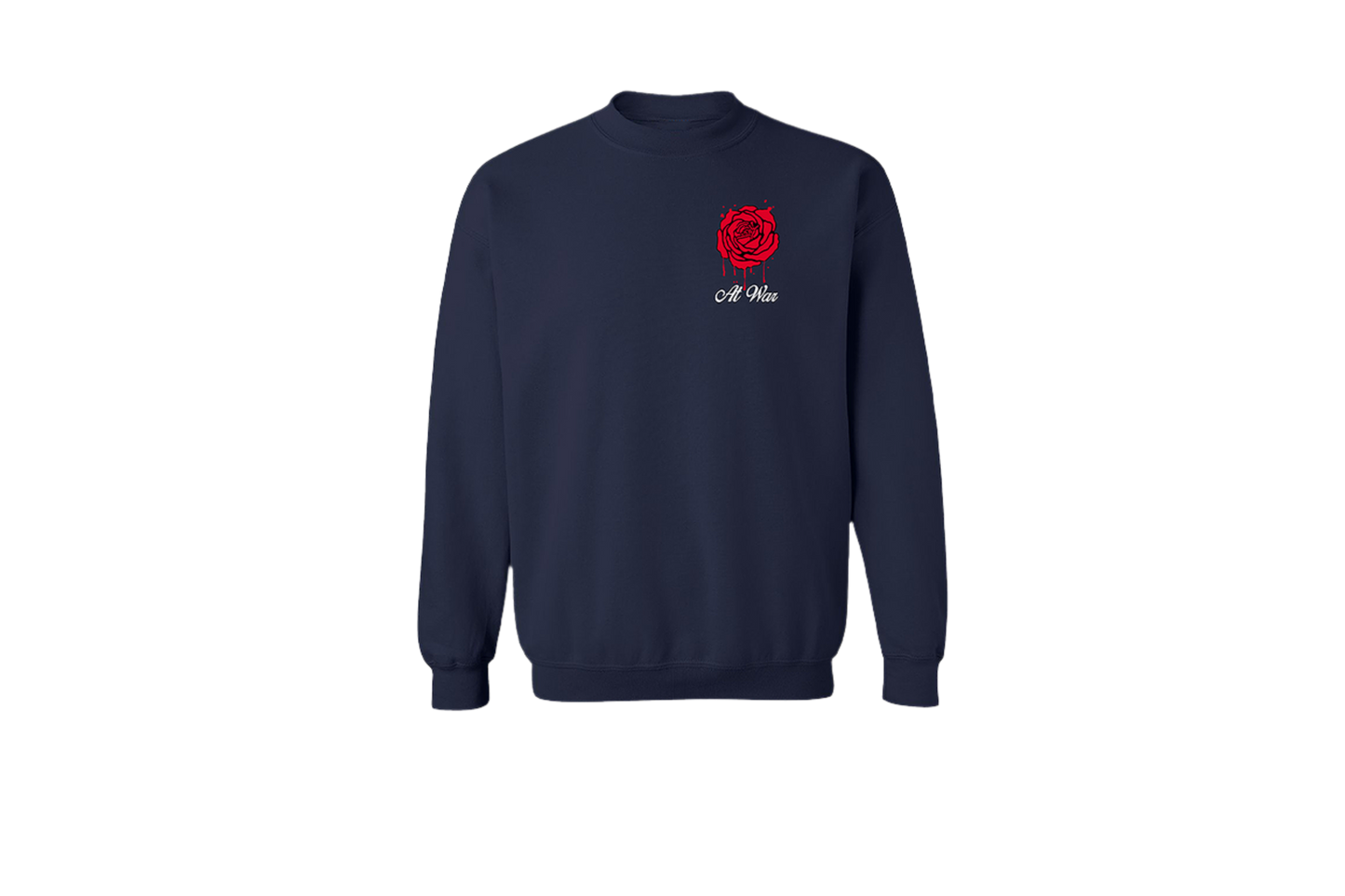 The Rose Crewneck (NAVY)