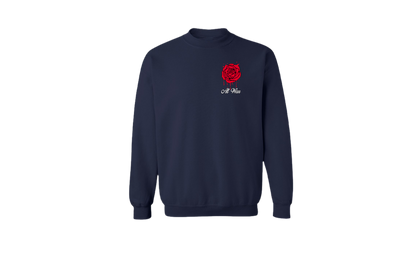 The Rose Crewneck (NAVY)