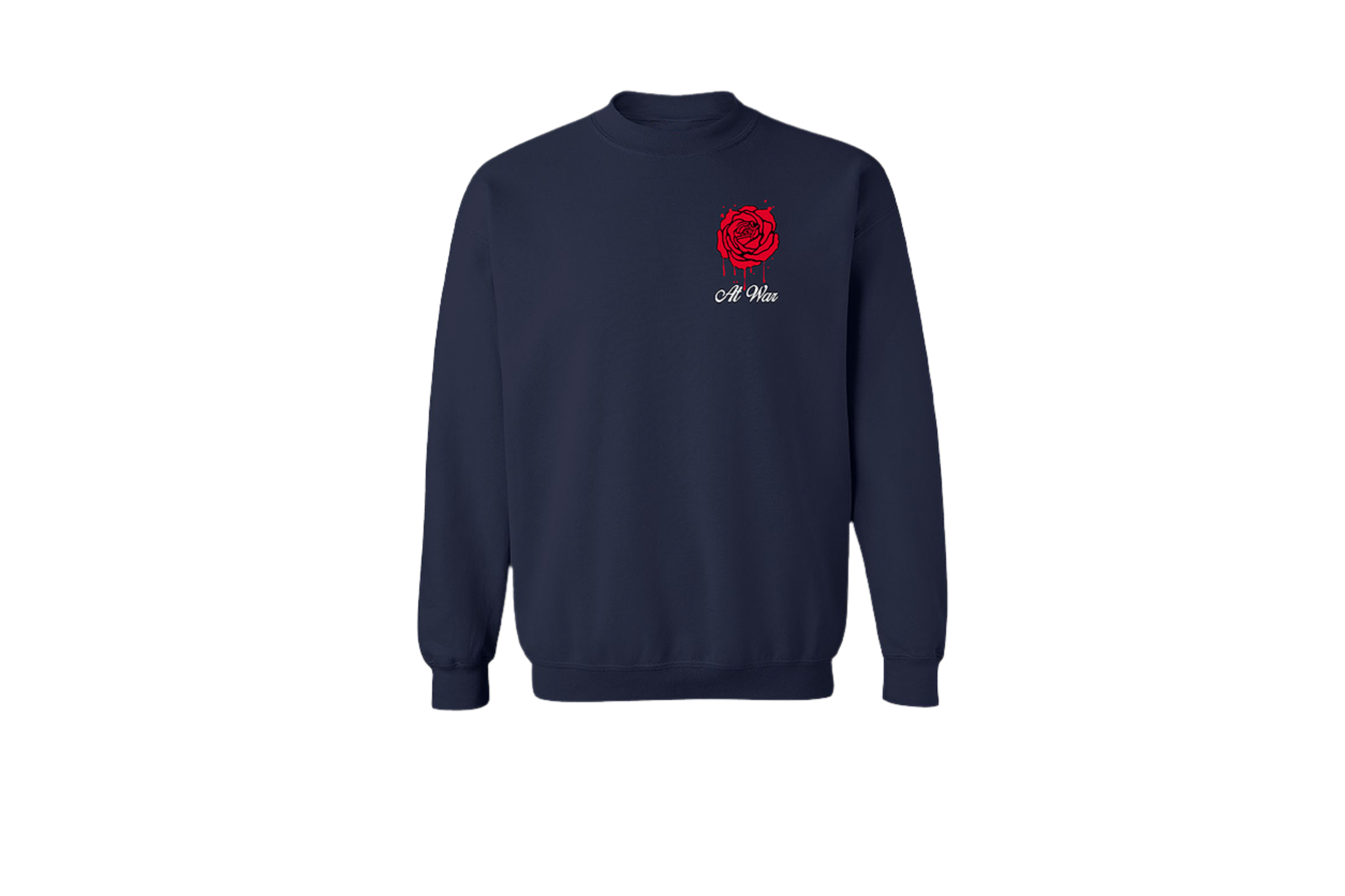The Rose Crewneck (NAVY)