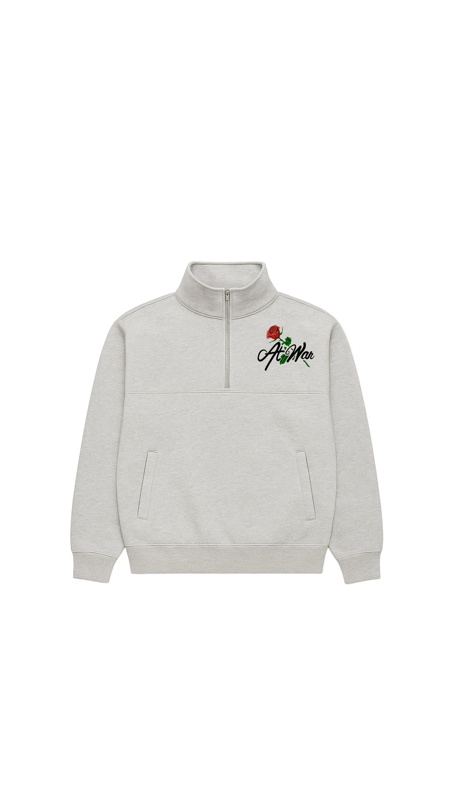 Weekender Quarter Zip Sweatshirt (LIGHT GREY)