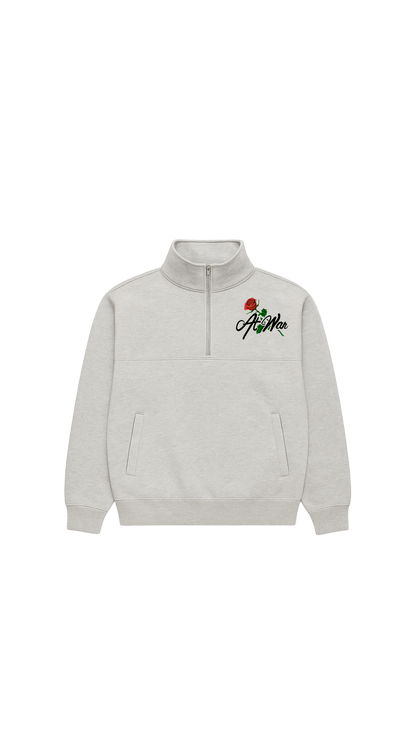 Weekender Quarter Zip Sweatshirt (LIGHT GREY)