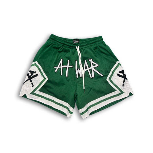 Mesh Basketball Shorts (GREEN)