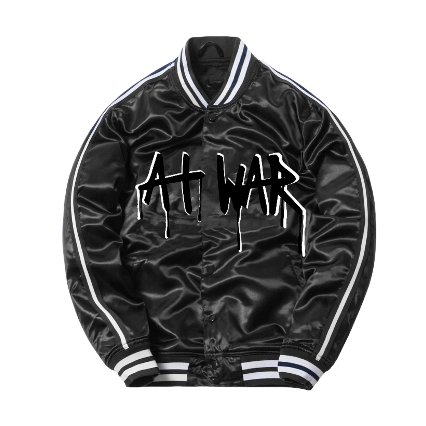 Broken Dreams Satin Jacket (BLACK)