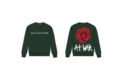 The Rose Crewneck (HUNTER GREEN)