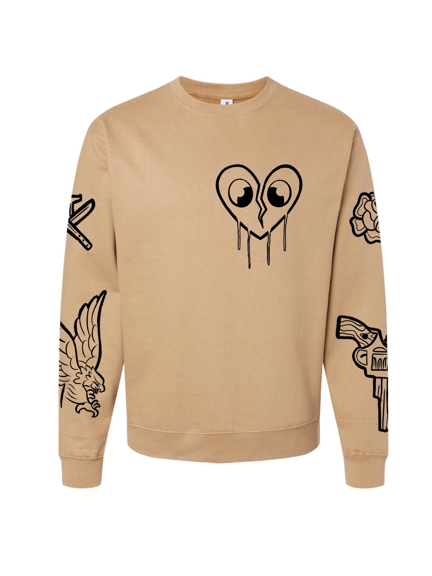 The Tattoo Crewneck (KHAKI)