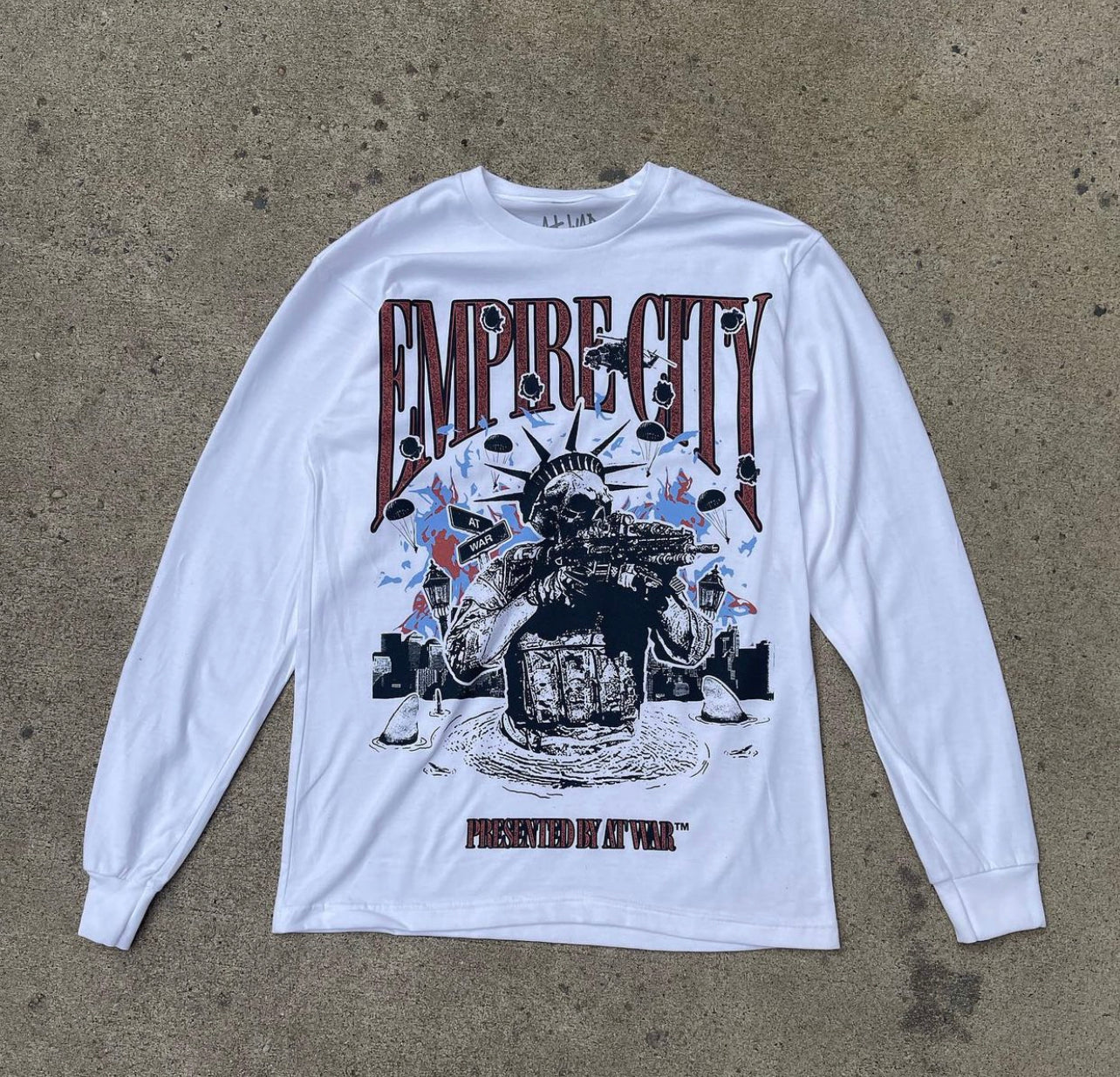 Empire City L/S Tee (WHITE)