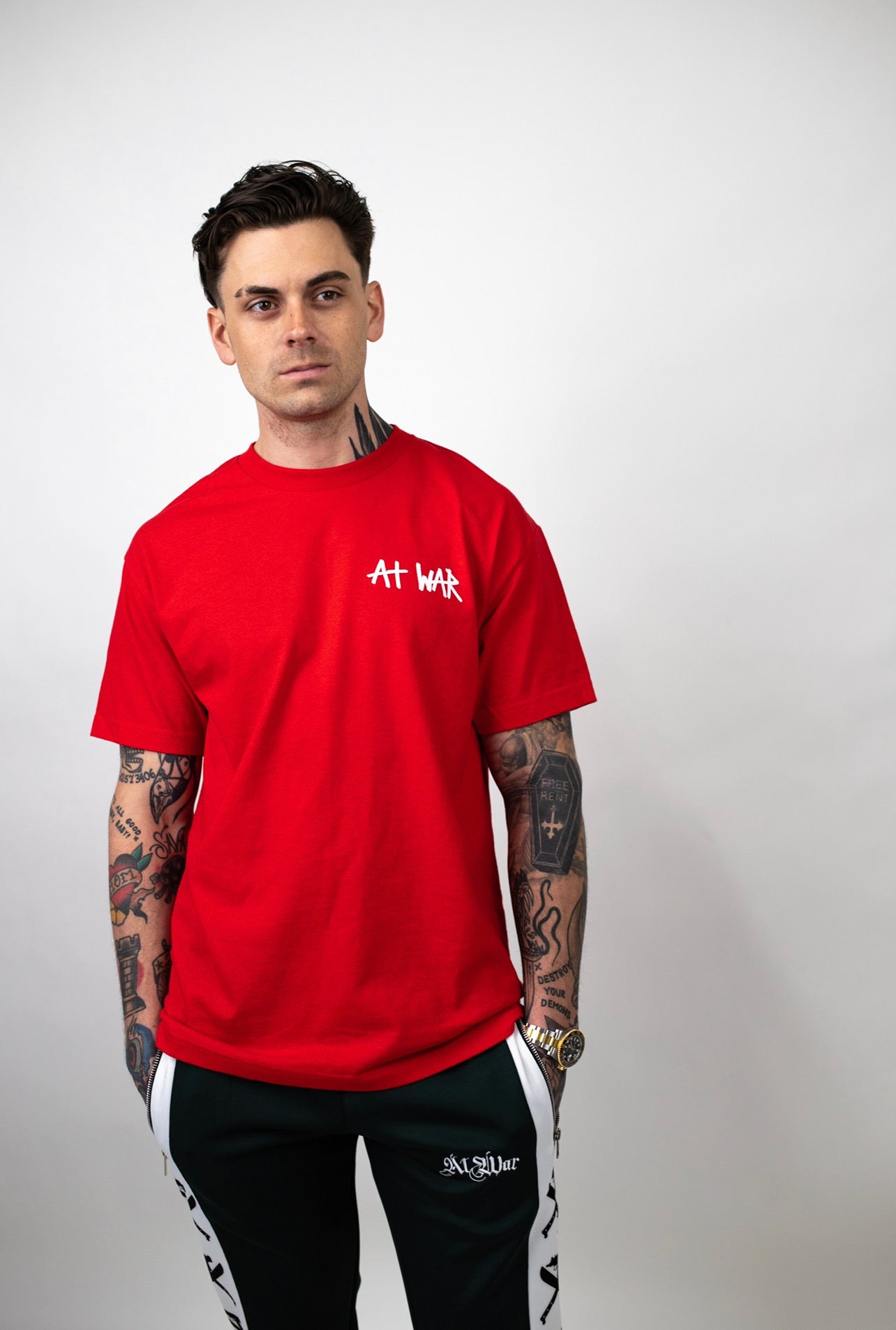 Skull S/S T-Shirt (RED)