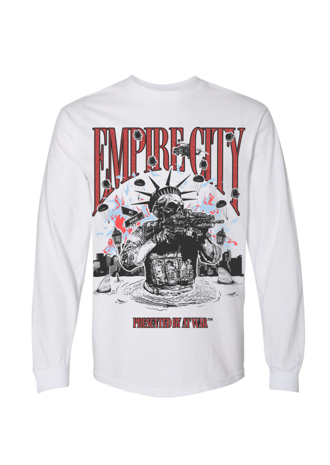 Empire City L/S Tee (WHITE)