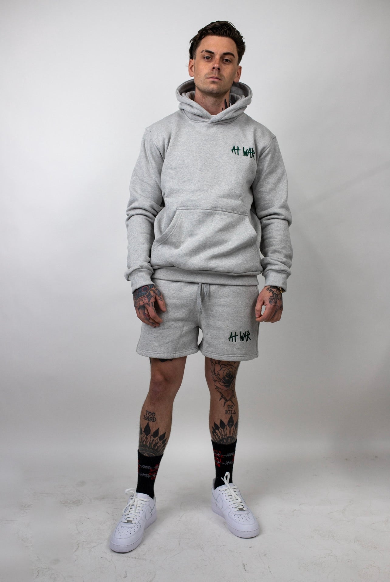 Essential Sweat Shorts ( ASH GREY )